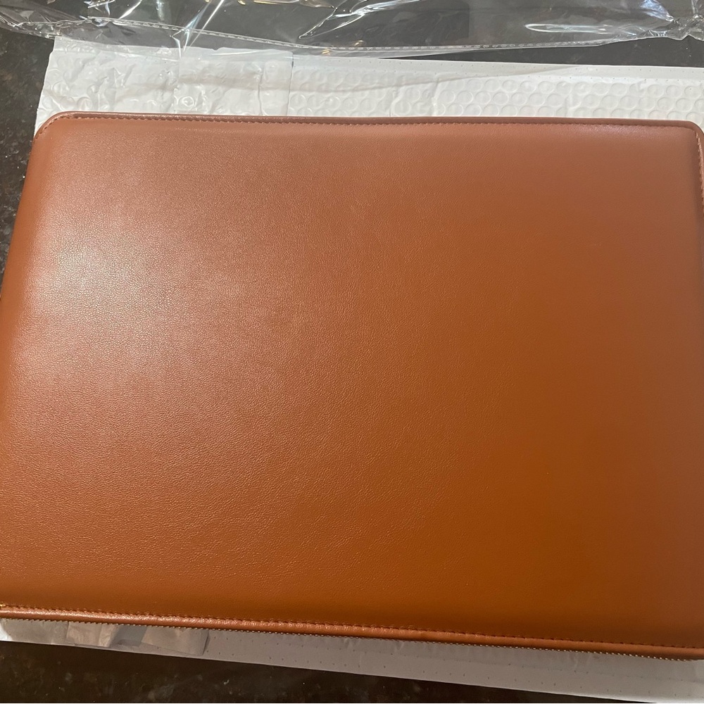 9x12 faux leather portfolio